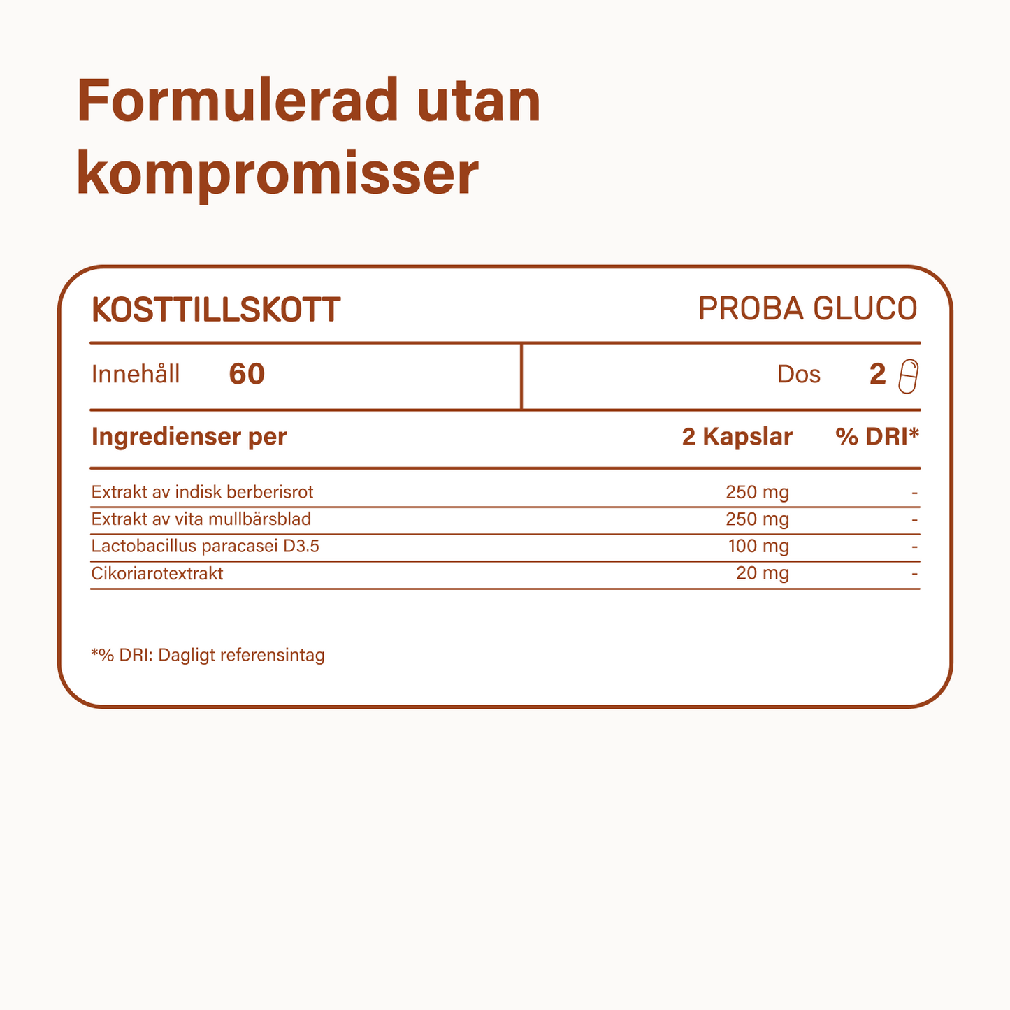 proba gluco metabolism PRO